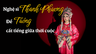 El artista Thanh Phuong: Dejando que el teatro tradicional hable por sí mismo en estos tiempos.