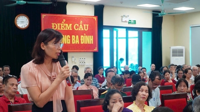 Nhiều vấn đề dân sinh được nêu tại hội nghị tiếp xúc cử tri phường Ba Đình