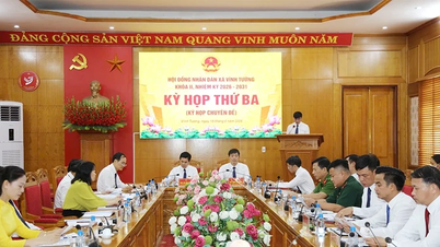 The People's Council of Vinh Tuong commune held its third session, approving many important contents.