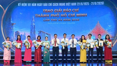 ผลงาน 72 ชิ้นได้รับรางวัลในงานประกาศรางวัลด้านวารสารศาสตร์นครโฮจิมินห์ ครั้งที่ 44