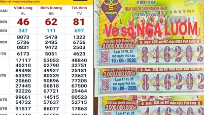 Lotere Selatan: Agen mencari pemenang 15 tiket jackpot di Vinh Long.