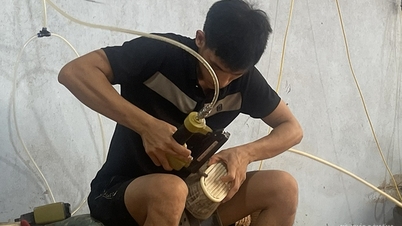 Generasi muda terus menjaga kelestarian tradisi bambu dan rotan Phu Vinh.