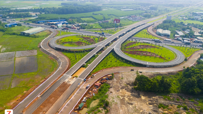Pembangunan sedang berlangsung pada jalan utama yang menghubungkan ke Bandara Long Thanh.