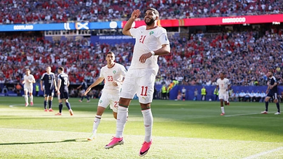 Saibari lập kỷ lục tốc độ, Morocco hạ Scotland 1-0, chiếm ngôi đầu bảng C