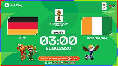 Link xem trực tiếp Đức vs Bờ Biển Ngà, 3h00 ngày 21.6 - bảng E World Cup 2026
