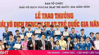 Atlet-atlet dari provinsi Ha Tinh meraih 15 medali di Kejuaraan Pencak Silat Pemuda Nasional.