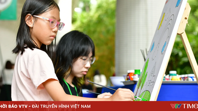 Kota Ho Chi Minh menambah lebih banyak taman bermain seni musim panas untuk anak-anak.