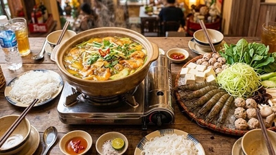 Lẩu tôm bầu - món ăn tốt cho người giảm cân