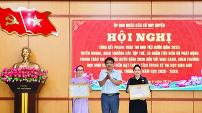 Duy Xuyen commune commends many exemplary individuals in the patriotic emulation movement.