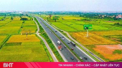 Usulan untuk menambahkan rute jalan tol Ha Tinh - Cau Treo ke dalam perencanaan.