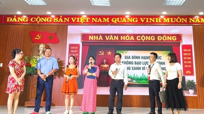 Le concours « Famille heureuse » du quartier Lien Chieu a été un événement animé.