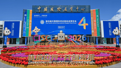 Artificial intelligence became the focal point at the China International Supply Chain Exhibition.