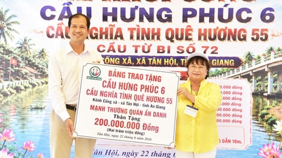 Khởi công xây dựng cầu giao thông tại xã Tân Hội