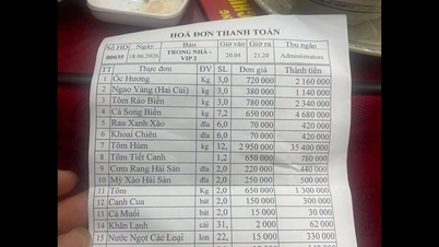 Chủ nhà hàng lên tiếng về hóa đơn hơn 50 triệu cho bữa hải sản