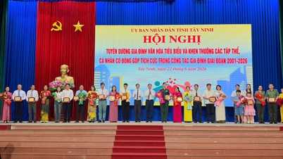 Tay Ninh onorează 109 familii culturale exemplare pentru perioada 2001-2026.