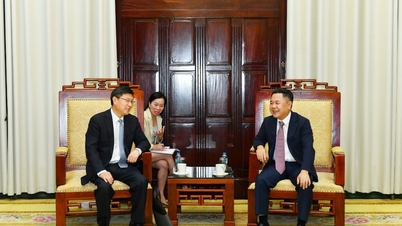 Vizegouverneur Nguyen Ngoc Canh arbeitet mit der Delegation der BoCom Bank zusammen.