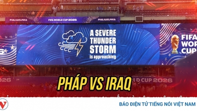 Liputan langsung pertandingan Prancis 1-0 Irak di Grup I Piala Dunia 2026: Pertandingan DITUNDA karena hujan deras.