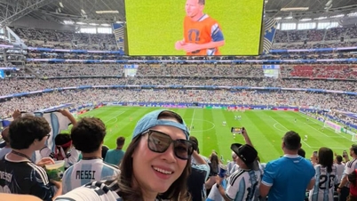 Berita hiburan 24 jam: My Tam berangkat ke AS untuk mendukung Messi, Tran Thanh menulis kata-kata manis di hari ulang tahun istrinya.