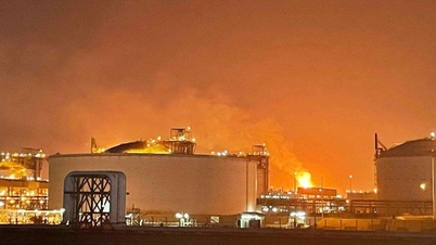 Qatars enorme gasskompleks eksploderte voldsomt og flammet sterkt om natten.