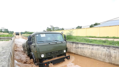 Acceptance testing of Kamaz transport and artillery towing vehicles assembled in Vietnam.