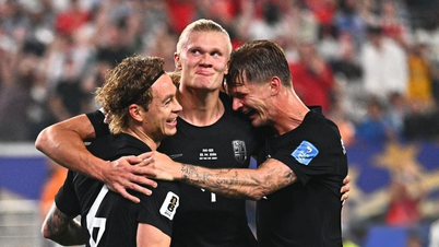 Haaland helpt Noorwegen aan een dramatische 3-2 overwinning op Senegal.
