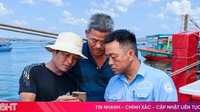เจ้าหน้าที่ตรวจสอบพบเรือเข้าและออกจากท่าเรือประมงในจังหวัดฮาติงจำนวน 1,452 ครั้ง เพื่อขนถ่ายอาหารทะเล