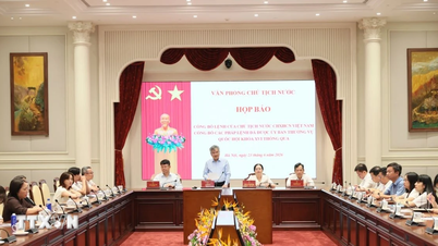 Họp báo công bố Lệnh của Chủ tịch nước về 2 Pháp lệnh