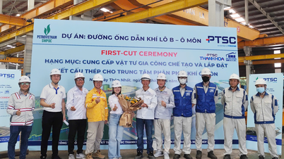 PTSC Thanh Hoa ได้สร้างความสำเร็จครั้งสำคัญครั้งแรกในโครงการท่อส่งก๊าซธรรมชาติ บล็อก B – โอ มอน
