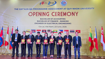 Quy Nhon University inleder den externa utvärderingsprocessen enligt AUN-QA 4.0-standarderna för 3 utbildningsprogram.
