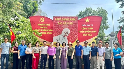 Chung sức tô điểm từng con ngõ, từng khu dân cư ở xã Hoài Đức