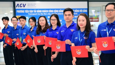 Cửa ngõ Thủ đô bừng sắc xanh: Khát vọng tuổi trẻ hội tụ về ngày hội lớn