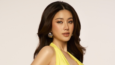 Kecantikan pembawa berita tersebut menarik perhatian di ajang Miss Universe Vietnam.