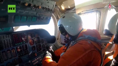 צפו במפציצים גרעיניים רוסיים Tu-160 המסיירים באזור הארקטי.