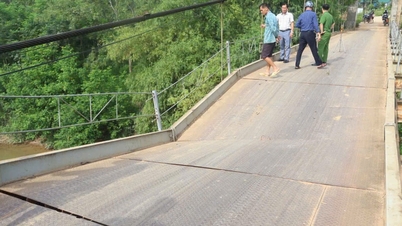 ตวนกวาง: สายเคเบิลของสะพานแขวนวิงห์เฮาขาด การจราจรถูกระงับชั่วคราวอย่างเร่งด่วน