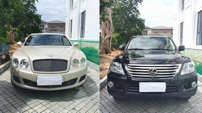 Son Hai Group säljer en serie lyxbilar värda miljarder VND - Bentley, Lexus och BMW.