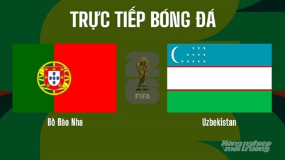 Match preview and live broadcast of Portugal vs Uzbekistan on VTV3, World Cup 2026, June 24, 2026.