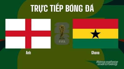 Match preview and live broadcast of England vs Ghana on VTV3 at the 2026 World Cup on June 24, 2026.