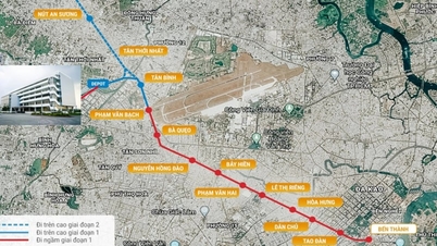Detalhes de 5 zonas TOD (Desenvolvimento Orientado ao Transporte) ao longo da Linha 2 do Metrô na cidade de Ho Chi Minh, com limites de planejamento aprovados.