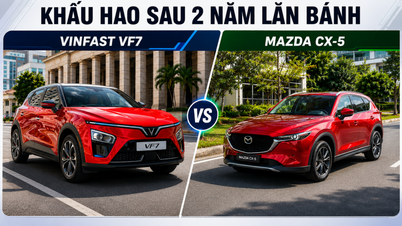 Penurunan nilai yang mengejutkan pada VinFast VF7 dan Mazda CX-5 setelah 2 tahun digunakan.