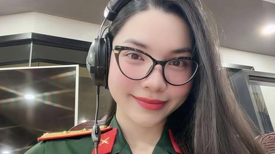 A Phu Tho tartományból származó női hadnagy szenzációt kelt a 2026-os Miss Grand Vietnam szépségversenyen.