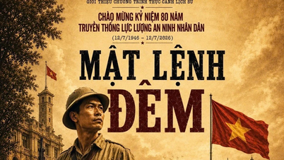 De politie van Hanoi presenteert het historische live-optredenprogramma "Nachtcommando".