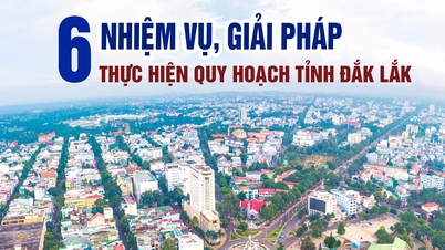 (Infographic): 6 tasks and solutions for implementing the Dak Lak Provincial Planning