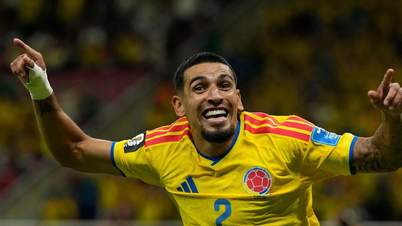 Pemain pertahanan itu menjaringkan gol yang membantu Colombia menjamin tempat awal dalam pusingan kalah mati.