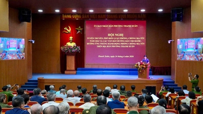 Thanh Xuan Ward: Yhteistyötä huumeettoman yhteisön rakentamiseksi.