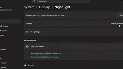 Tính năng Windows 11 giúp giảm mỏi mắt, mất ngủ khi dùng laptop ban đêm