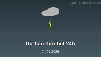 Prognoza meteo pentru următoarele 24 de ore (25 iunie 2026): Centrul Vietnamului va experimenta căldură excepțional de intensă, în timp ce sudul Vietnamului va avea furtuni.