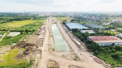 Bac Ninh: Påskyndar återställningen av bevattningsarbeten i Gia Binh flygplatsområde.
