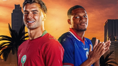 Live-Fußballspiel: Marokko gegen Haiti, 5 Uhr morgens am 25. Juni.