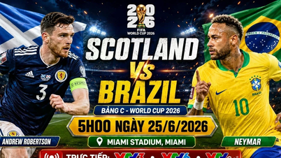Trực tiếp Scotland 0-1 Brazil: Vũ công Samba tấn công dồn dập