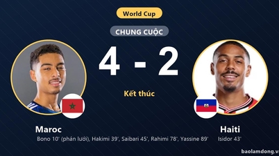 Marokko 4-2 Haïti: Marokko wint.